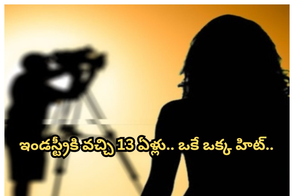 ఇండస్ట్రీకి వచ్చి 13 ఏళ్లు.. ఒకే ఒక్క హిట్.. పాపులారిటీ కోసం ఆ హీరోయిన్ ఏం చేసిందంటే..?