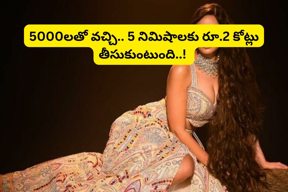 5 వేలతో ఇండియాకు వచ్చి.. 5 నిమిషాలకు 2 కోట్లు తీసుకుంటుంది.. ప్రభాస్ హీరోయినా మజాకా..!