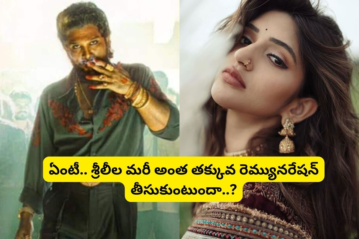 పుష్ప2' ఐటెం సాంగ్ కోసం శ్రీలీల రెమ్యునరేషన్ ఎంతో తెలుసా?.. వామ్మో మరీ అంత తక్కువా..!