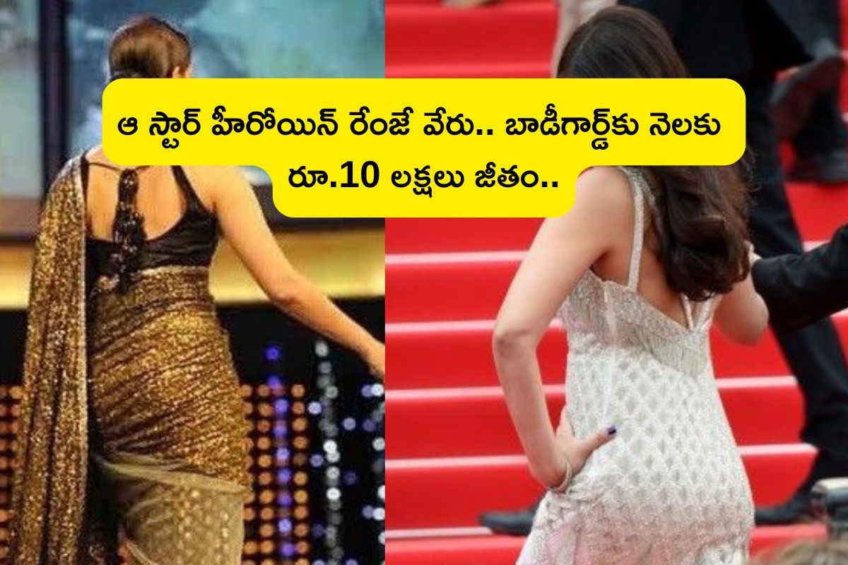 Actress: ఆ స్టార్ హీరోయిన్ రేంజే వేరు.. బాడీగార్డ్‌కు నెలకు రూ.10 లక్షలు జీతం..