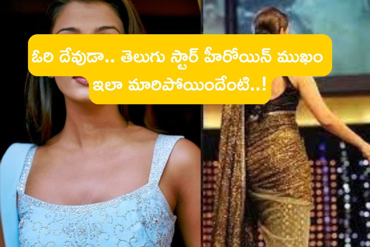 Actress: ఓరి దేవుడా.. తెలుగు స్టార్ హీరోయిన్ ముఖం ఇలా మారిపోయిందేంటి..!