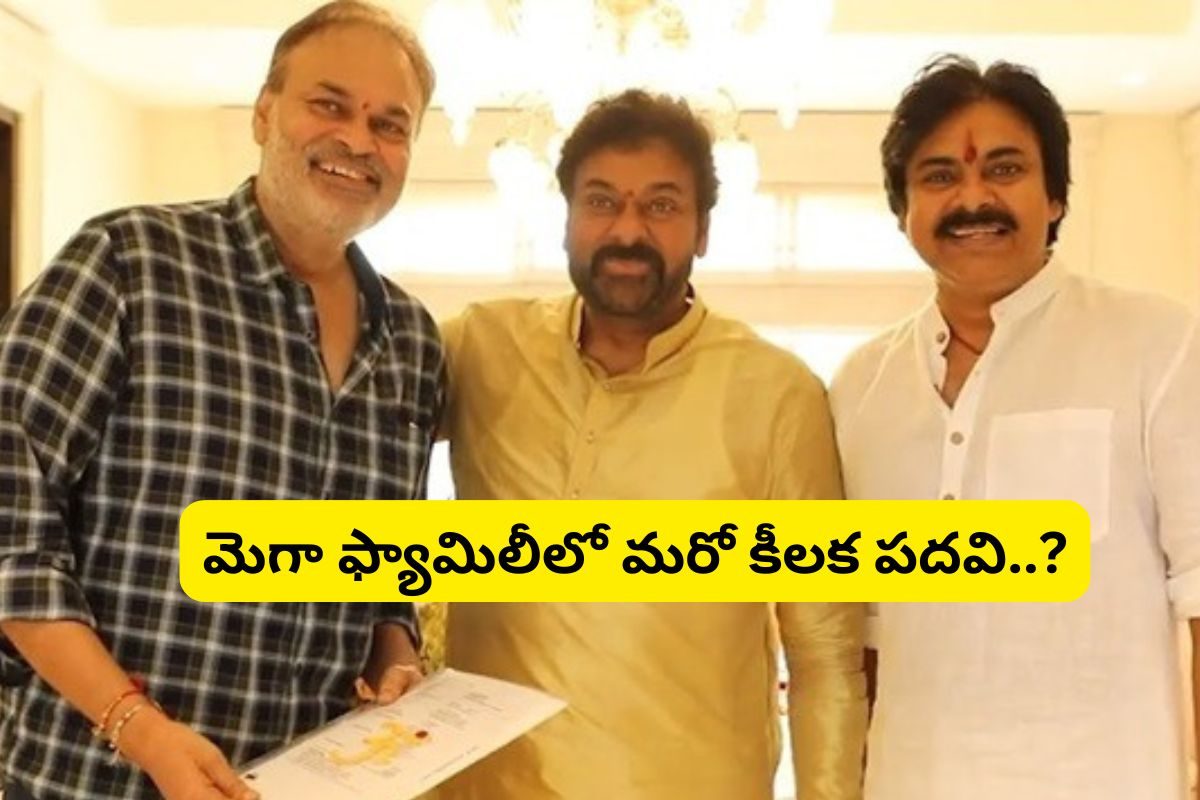 Mega Family: మెగా ఫ్యామిలీలో మరో కీలక పదవి.. పవన్ కళ్యాణ్ హస్తంతో చక్రం తిప్పారా..!