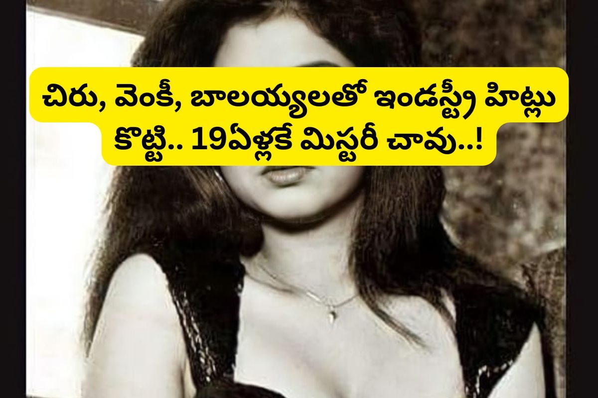 16 ఏళ్లకే ఎంట్రీ.. 13 బంపర్ హిట్లతో 18 ఏళ్లకే తెలుగులో స్టార్ హీరోయిన్.. 19 ఏళ్లకే చావు..