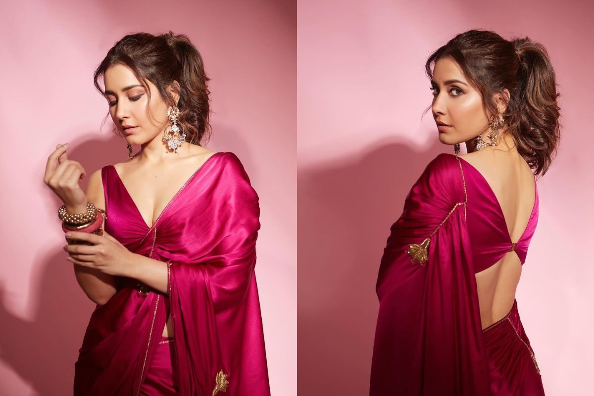 Raashi Khanna: గులాబీ రంగు చీరలో మెరిసిపోతున్న రాశీ ఖన్నా.. ఫోటోలు చూస్తే ఆహా అనాల్సిందే!