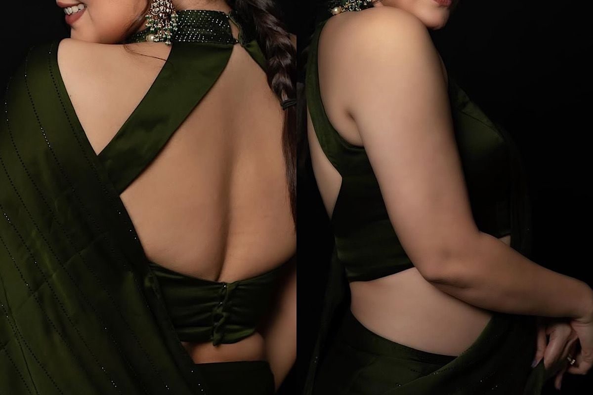 ఈ ఫొటోలో ఉన్న యాంకర్ ఎవరో గుర్తుపట్టారా? ఆంటీ అంటే కోపం వచ్చేస్తుంది.. ఎవరో చెప్పుకోండి చూ