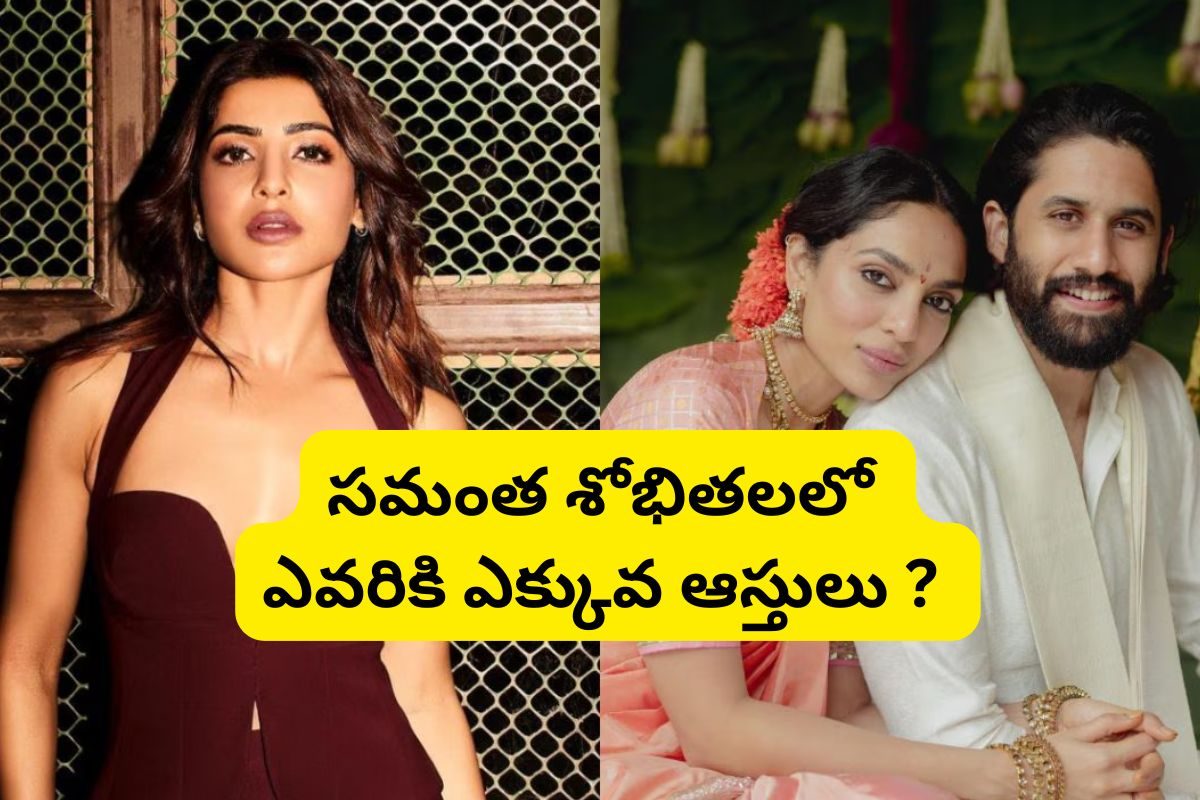 సమంత,శోభిత..ఇద్దరిలో ఎవరికి ఎక్కువ ఆస్తులు ఉన్నాయి?అమ్మో అక్కినేని కోడళ్ల లెక్కలు తెలిస్తే