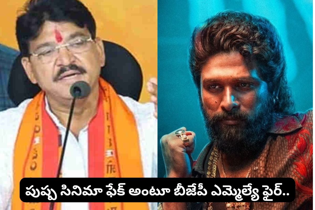 Pushpa 2: పుష్పపై బీజేపీ ఎమ్మెల్యే రాకేశ్ సీరియస్.. సినిమా ఫేక్ అంటూ కామెంట్స్..!