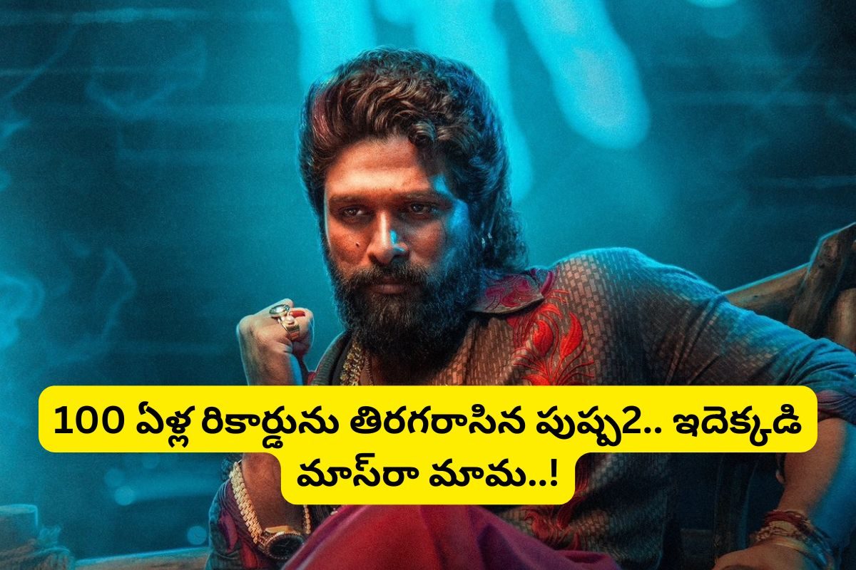 100ఏళ్ల రికార్డును తిరగరాసిన అల్లు అర్జున్... 'పుష్ప'గాడు ఇండస్ట్రీ హిట్టు కొట్టేశాడు మామ!