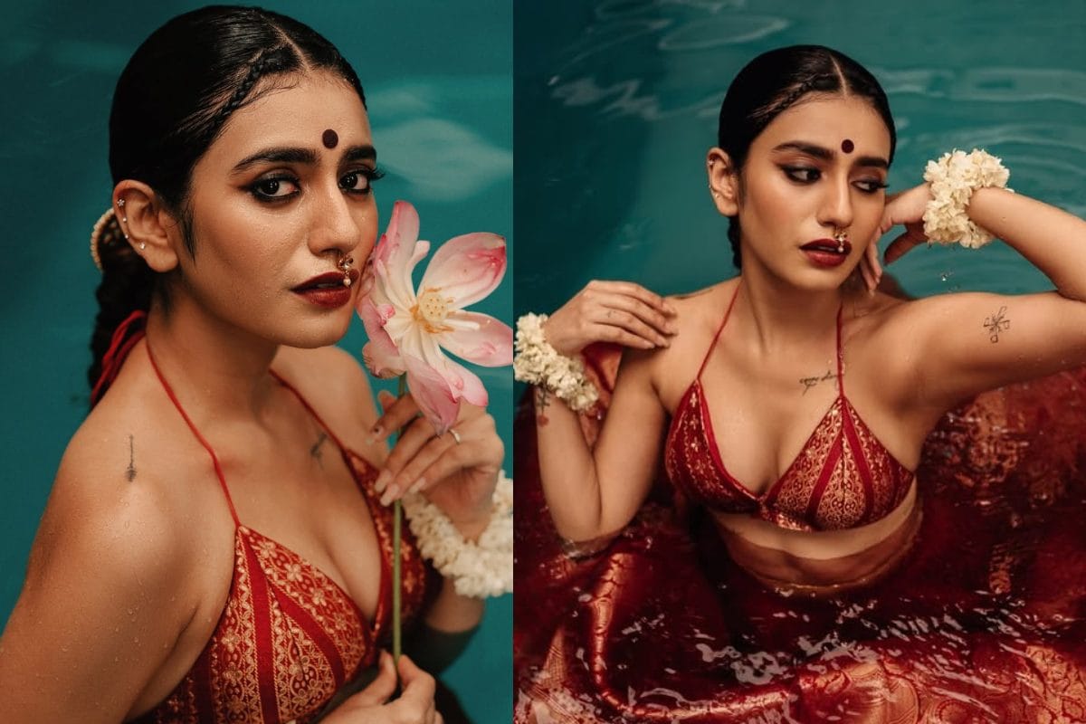 పరువాలు చూపిస్తూ కుర్రాళ్లను రెచ్చగొడుతున్న ప్రియా వారియర్.. చూసినోళ్లకు చూసినంత