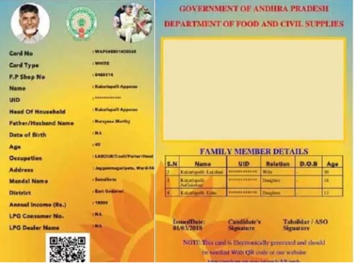 AP New Ration Cards: పేదలకు ప్రభుత్వం తీపి కబురు.. కొత్త రేషన్ ...