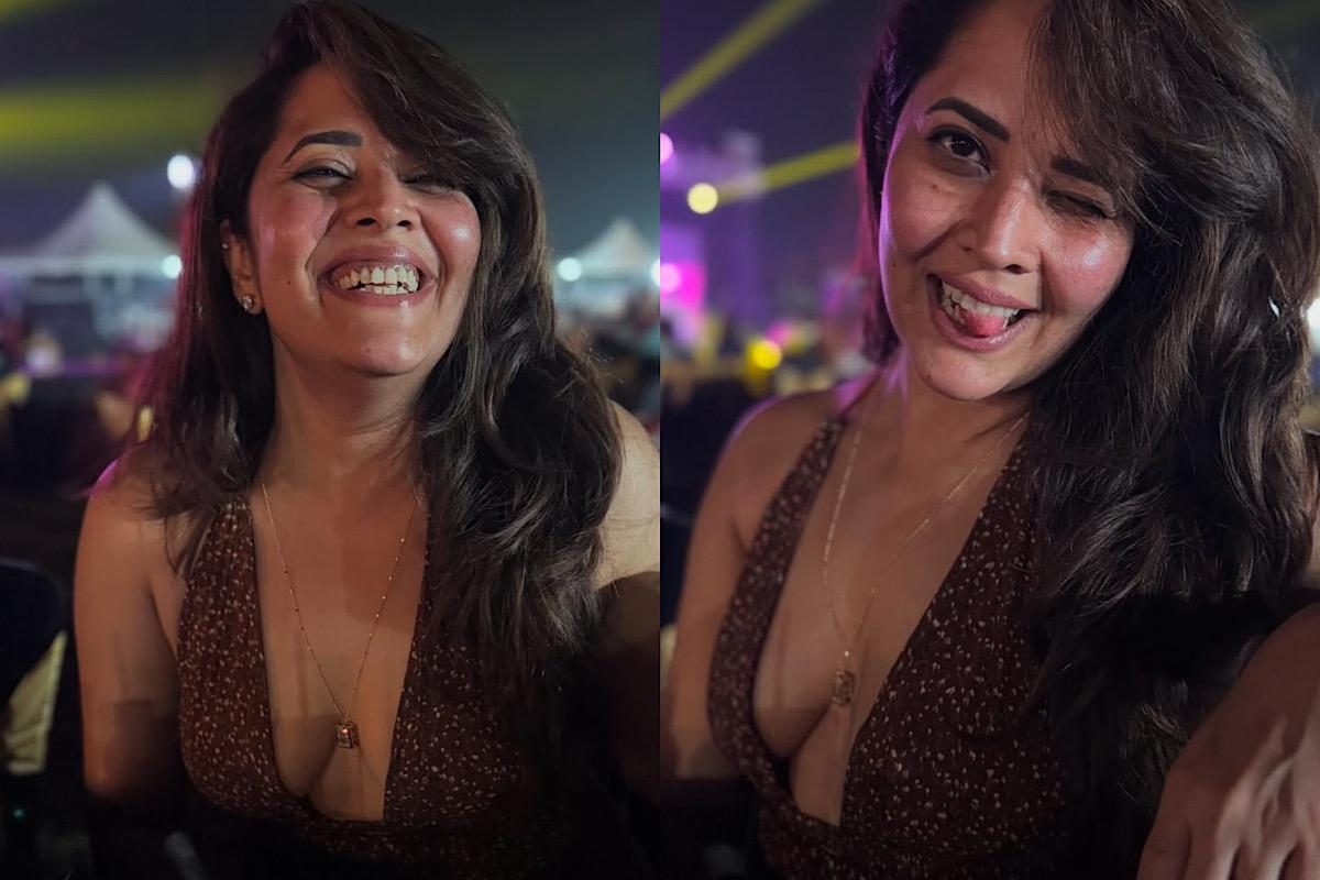 కొత్త సంవత్సరం.. భర్త ముందే హాటుగా ఫోటోలకు పోజులిచ్చిన రంగమ్మత్త.. పిక్స్ వైరల్!