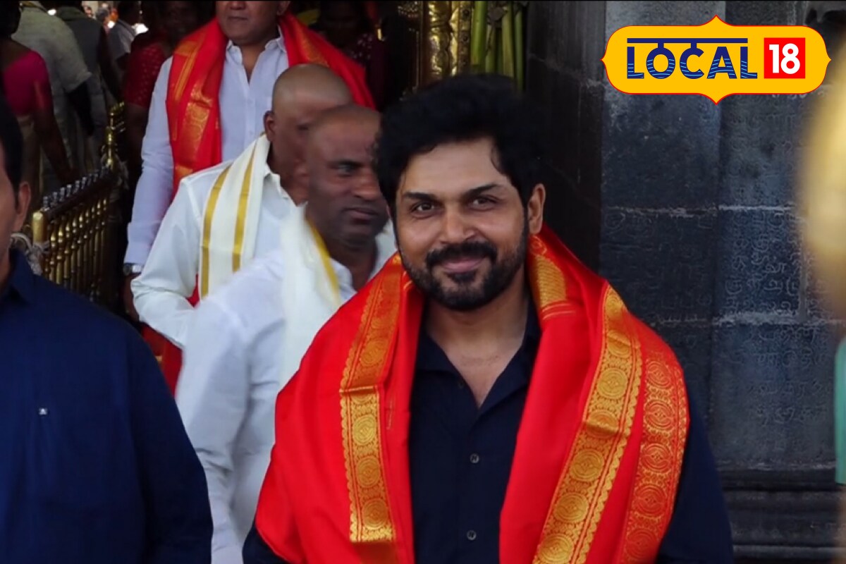 తిరుమలలో శ్రీవారి సేవలో.. తమిళ హీరో కార్తీ..!