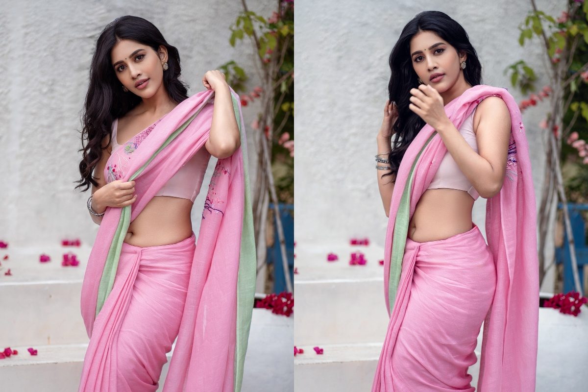 Nabha Natesh: చీరకట్టులో వయ్యారాల వల.. కుర్రాళ్ల చూపంతా ఆ పార్ట్ పైనే..!