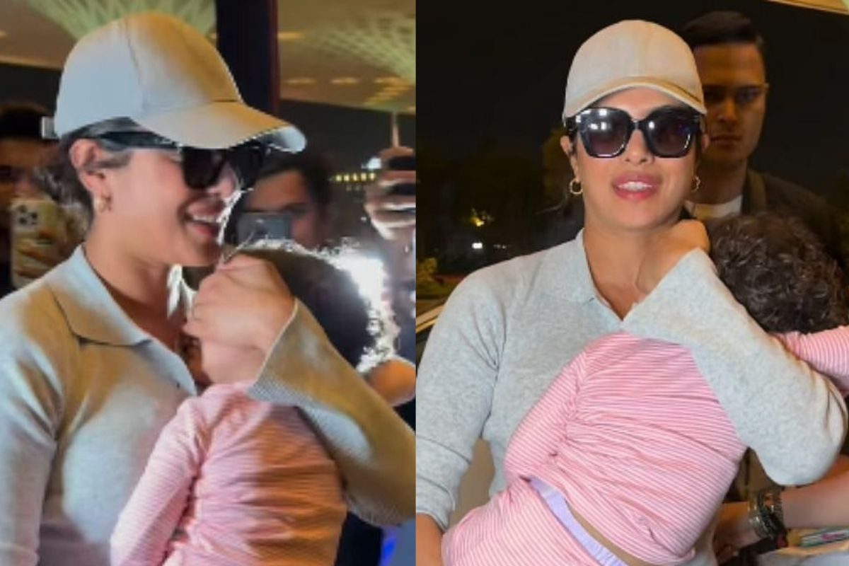 కన్న కూతురును కంటికి రెప్పలా కాపాడుకున్న ప్రియాంకా చోప్రా.. వీడియో ఎంత క్యూట్‌గా ఉందబ్బా!