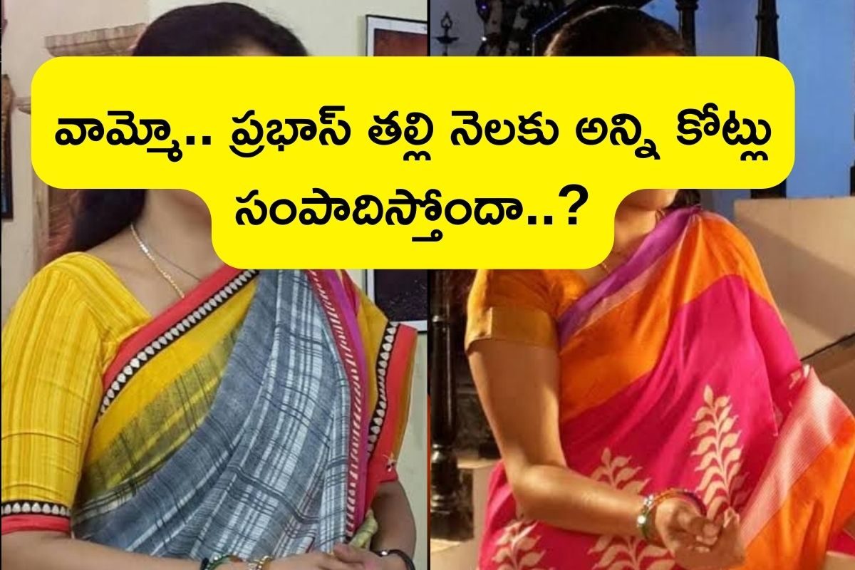 ప్రభాస్ తల్లి నెల సంపాదన ఎంతో తెలుసా? చిరంజీవి, ఎన్టీఆర్‌లు కూడా ఈమె ముందు జుజుబే..