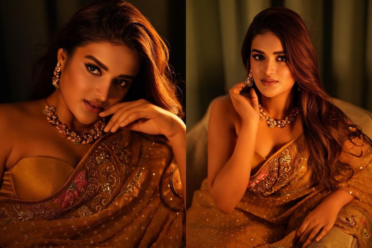 Nidhhi Agerwal: సొగసు చూడతరమా.. గోల్డెన్ కలర్ శారీలో మెరిసిపోతున్న నిధి అగర్వాల్!