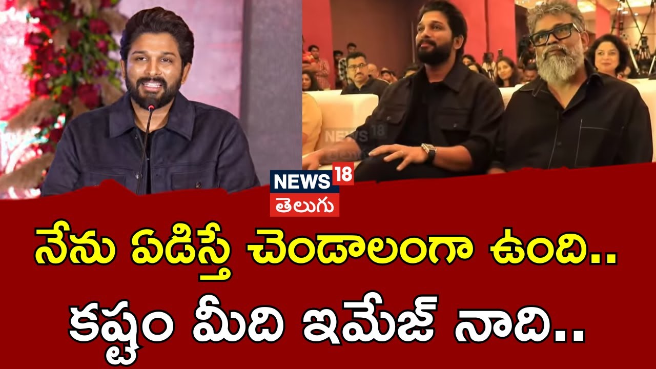 Allu Arjun Speech | కష్టం మీది ఇమేజ్ నాది..