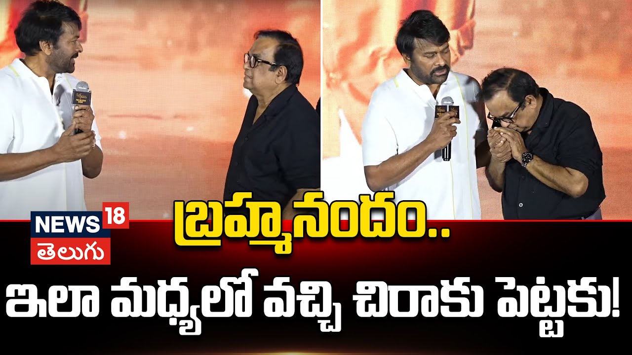 Chiranjeevi | చిరు మాటలకు బ్రహ్మానందం రియాక్షన్..!