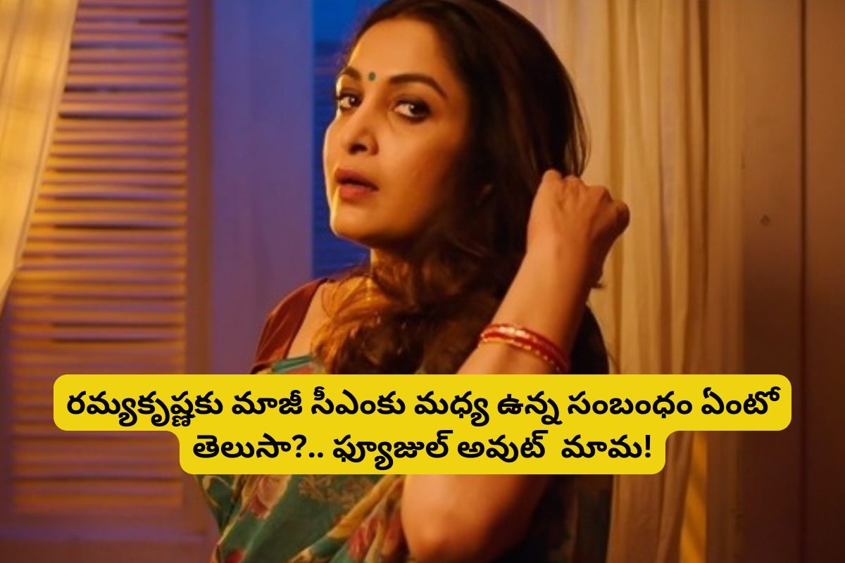 Ramya Krishna: మాజీ సీఎంకు రమ్యకృష్ణకు మధ్య ఉన్న సంబంధం ఏంటో తెలుసా?.. ఫ్యూజుల్ ఎగిరిపోతాయ