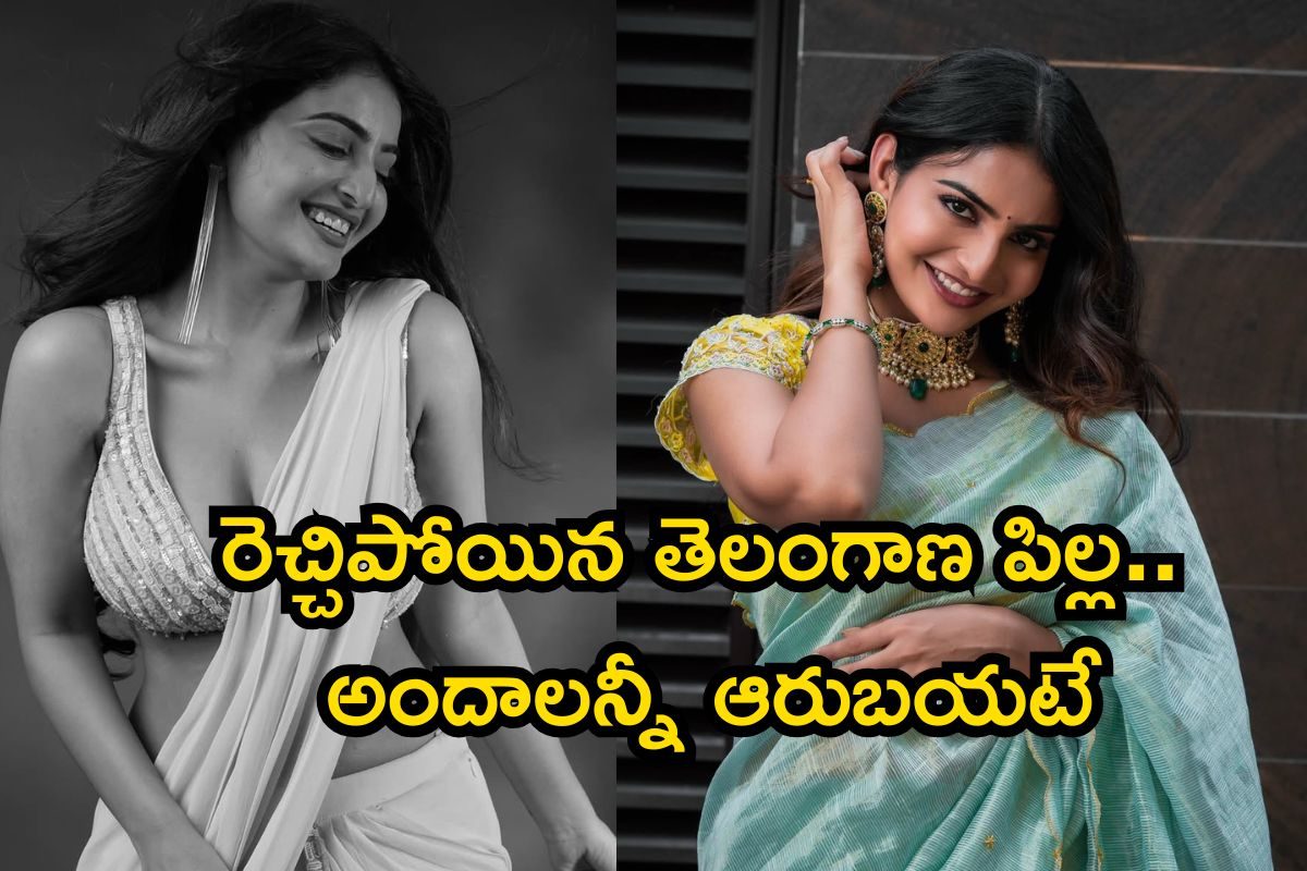 Beauty: శృతిమించిన అందాల ఆరబోత.. అచ్చ తెలుగు బ్యూటీ సోకులకు కుర్రాళ్ళు ఫసక్