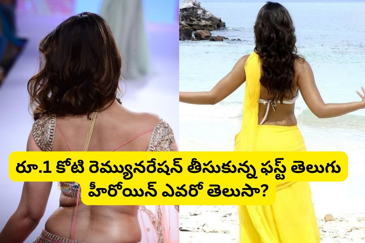 Actress: రూ.1 కోటి రెమ్యునరేషన్ తీసుకున్న ఫస్ట్ తెలుగు హీరోయిన్ ఎవరో తెలుసా?