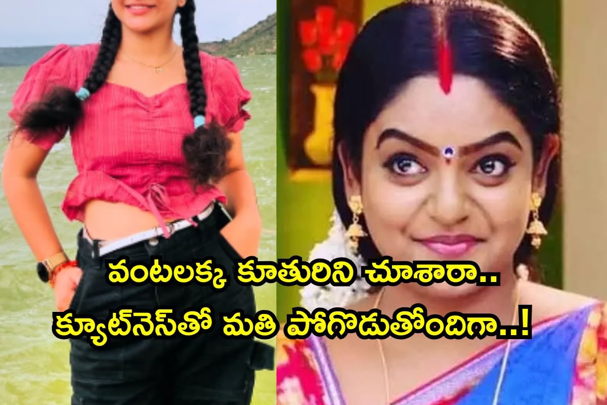 కార్తీక దీపం వంటలక్క కూతురిని చూశారా.. ఓరి బాబోయ్, క్యూట్‌నెస్‌తో మతి పోగొడుతోందిగా..!
