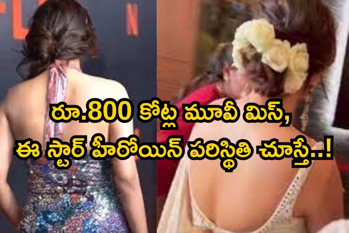 రూ.800 కోట్ల మూవీ కాదనుకుంది.. కట్ చేస్తే, ఫ్లాప్ సినిమాతో ఎంట్రీ.. ఇప్పుడీ స్టార్ హీరోయిన