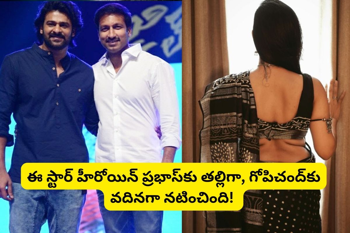 ప్రభాస్‌కు అమ్మగా.. ప్రభాస్ బెస్ట్ ఫ్రెండ్ గోపిచంద్‌‌కు వదినగా నటించిన ఏకైక హీరోయిన్!