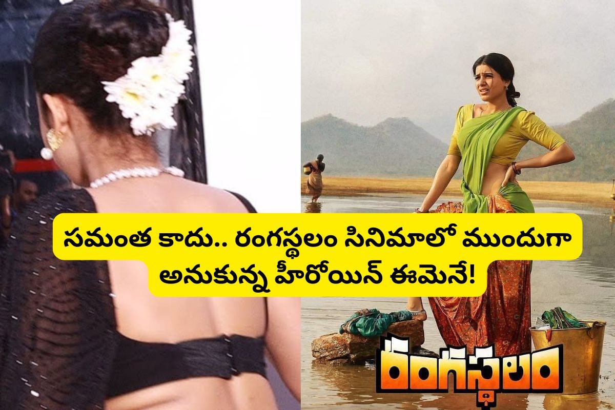 Samantha: బర్రె కారణంగా 'రంగస్థలం' సినిమా నుంచి తప్పుకున్న స్టార్ హీరోయిన్ ఎవరో తెలుసా?