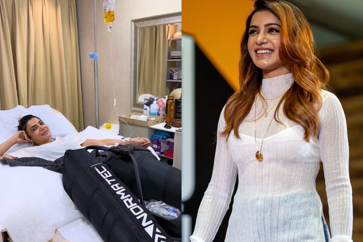 ఆస్పత్రి బెడ్‌పై సమంత.. పక్కన సెలైన్‌ బాటిల్‌.. ఆందోళనలో ఫ్యాన్స్