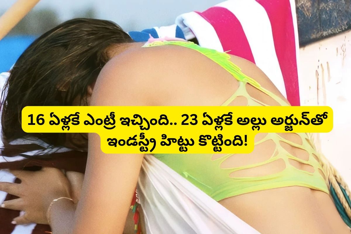 16 ఏళ్లకే ఎంట్రీ.. 8 సినిమాలు చేస్తే 6 డిజాస్టర్‌లే.. అల్లు అర్జున్‌తో ఇండస్ట్రీ హిట్ మూవీ
