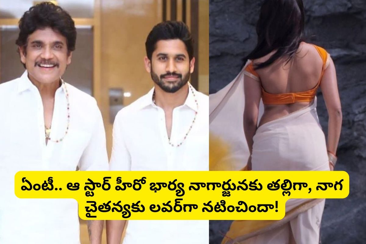 ఆ టాలీవుడ్ స్టార్ హీరో భార్య.. నాగార్జునకు తల్లిగా, నాగ చైతన్యకు లవర్‌గా నటించిందని తెలుసా