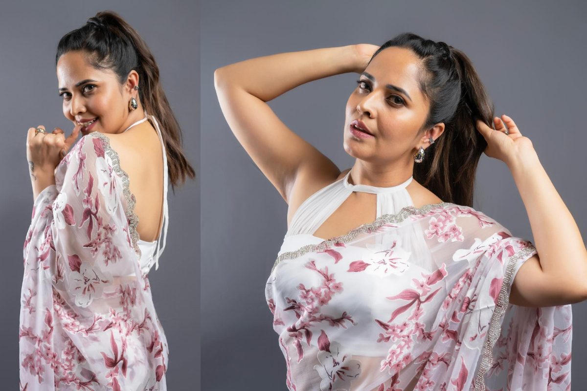 పలుచని చీరలో పరువాల ఒలకబోత.. అనసూయ నిజంగా జబర్దస్త్ అంటూ కామెంట్స్