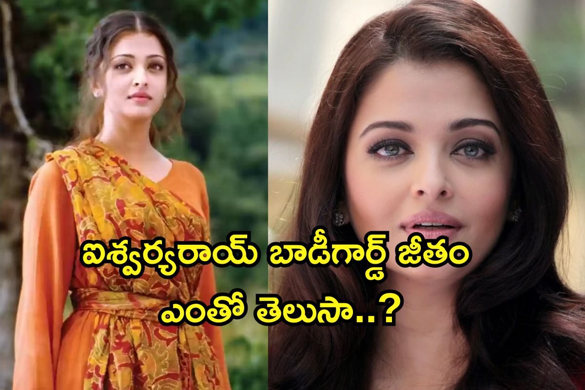 ఐశ్వర్యరాయ్ బాడీగార్డ్‌ జీతం ఎంతో తెలుసా..? కార్పొరేట్ ఆఫీసర్లు కూడా పనికిరారు