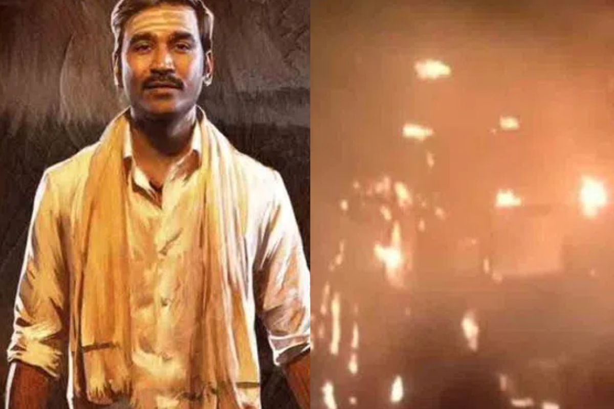 Dhanush: ధనుష్ సినిమా సెట్‌లో అగ్ని ప్రమాదం..!