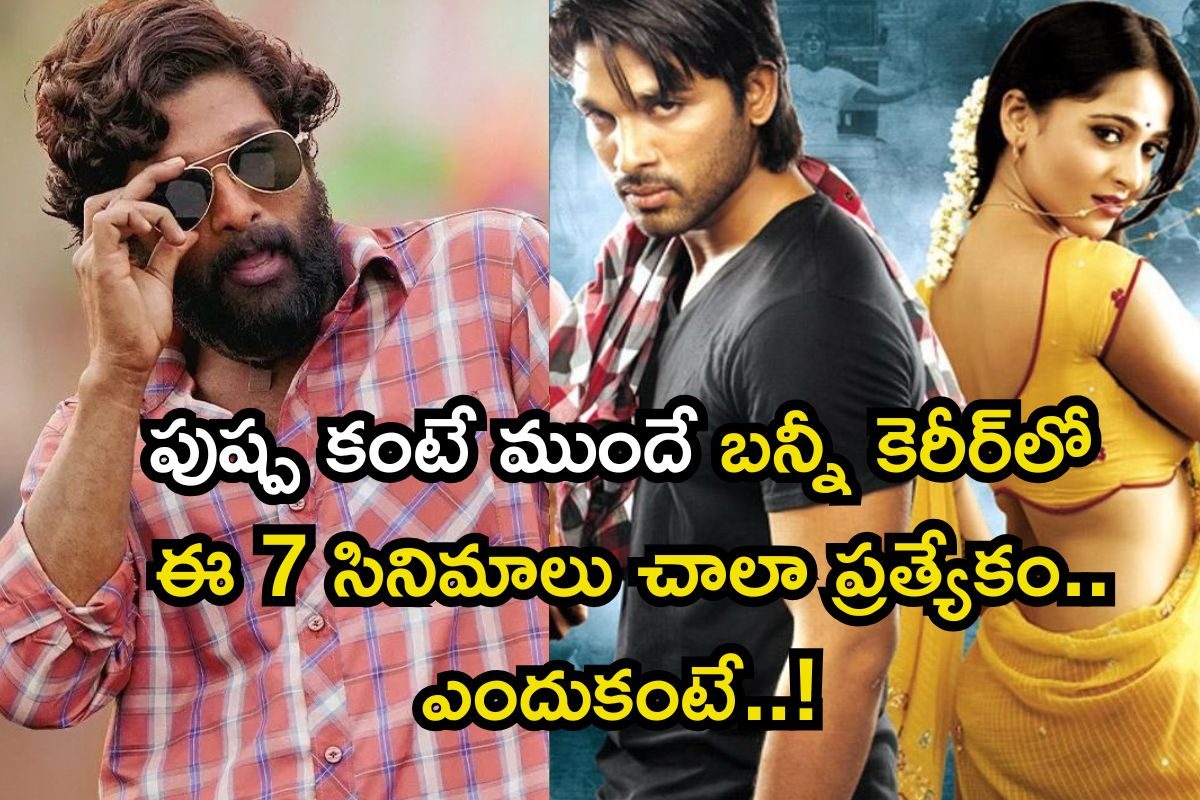 HBD Allu Arjun: పుష్పకు ముందే సంచలనం.. బన్నీ కెరీర్‌లో ఈ 7 సినిమాలు ఎప్పటికీ ప్రత్యేకమే..