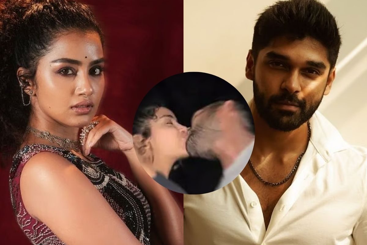 ముద్దులో మునిగిపోయిన అనుపమ పరమేశ్వరణ్.. ఆ స్టార్ హీరో కొడుకుతో పబ్లిక్‌లో.. గుచ్చి గుచ్చి
