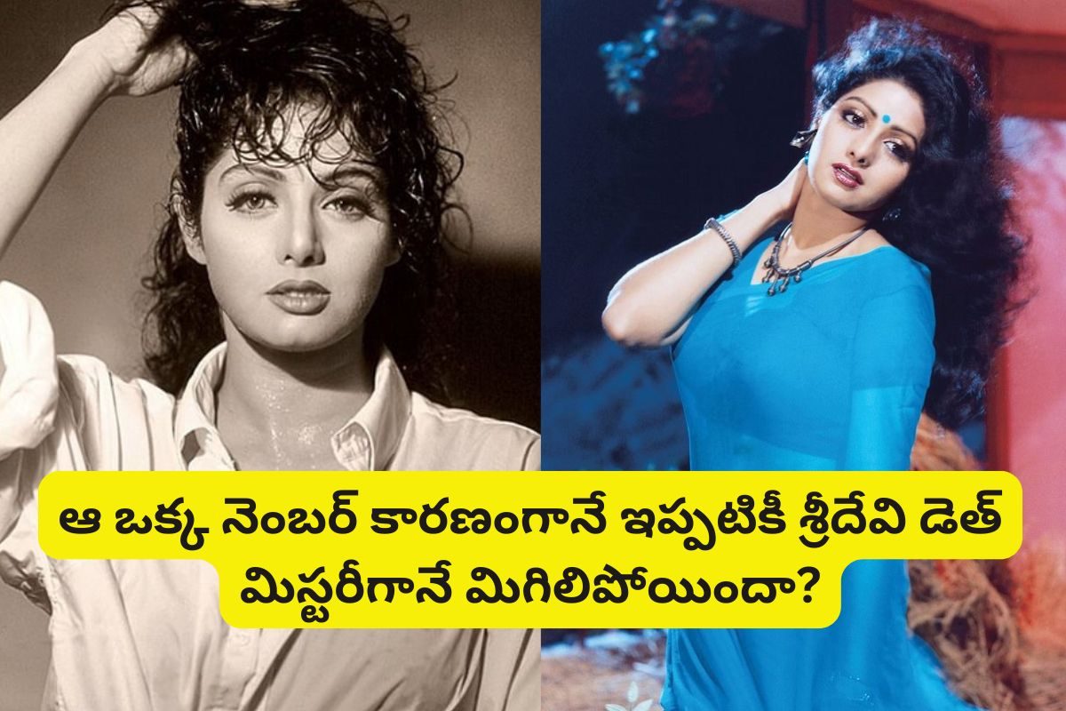 శ్రీదేవి డెత్ మిస్టరీ వెనుక కారణం అ నెంబర్? న్యూమరాలజీ ప్రకారం ఈ నెంబర్ ఉన్న వాళ్లు చావు!
