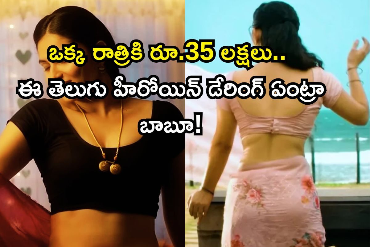 Telugu Heroine: ఒక్క రాత్రికి రూ.35 లక్షలు.. ఈ తెలుగు హీరోయిన్ డేరింగ్ ఏంట్రా బాబూ! దుమారం