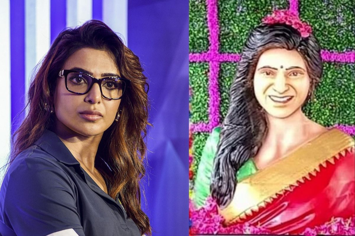 Samantha: సమంత కోసం గుడి కట్టిన అభిమాని.. ఆమె రియాక్షన్ చూశారా ఎలా ఉందో..!