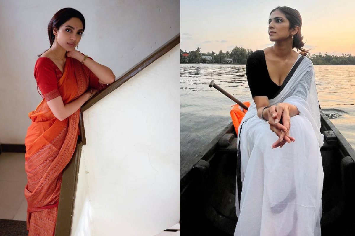 Heroines: చీరలో మెరిసిపోతున్న తెలుగు హీరోయిన్‌లు.. ప్రభాస్ భామలతో పాటు, అక్కినేని కోడలు