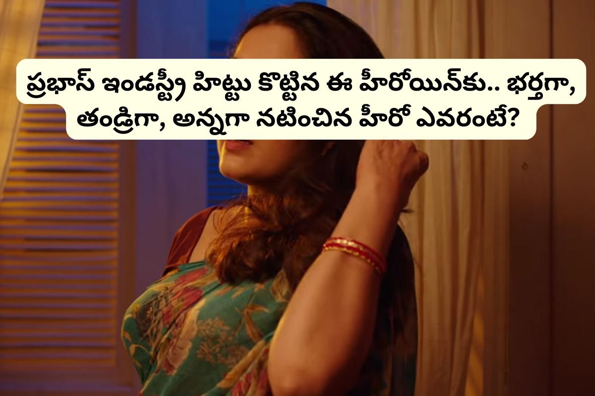 Actress : ఈ తెలుగు స్టార్ హీరోయిన్‌కు భర్తగా, తండ్రిగా, అన్నగా, లవర్‌గా నటిం