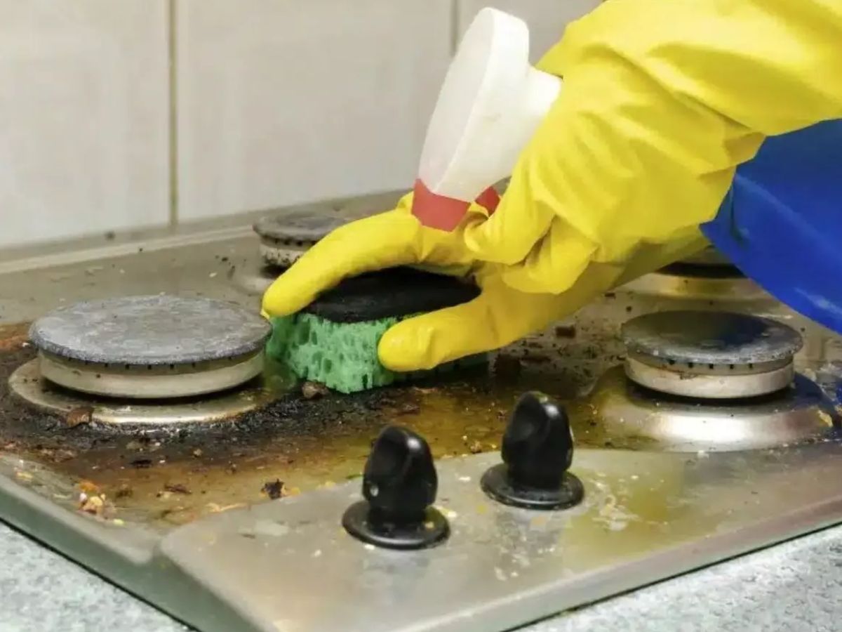 Kitchen Slab Cleaning Tips: కిచెన్ స్లాబ్ పై నూనె జిడ్డు పేరుకుపోయిందా ...