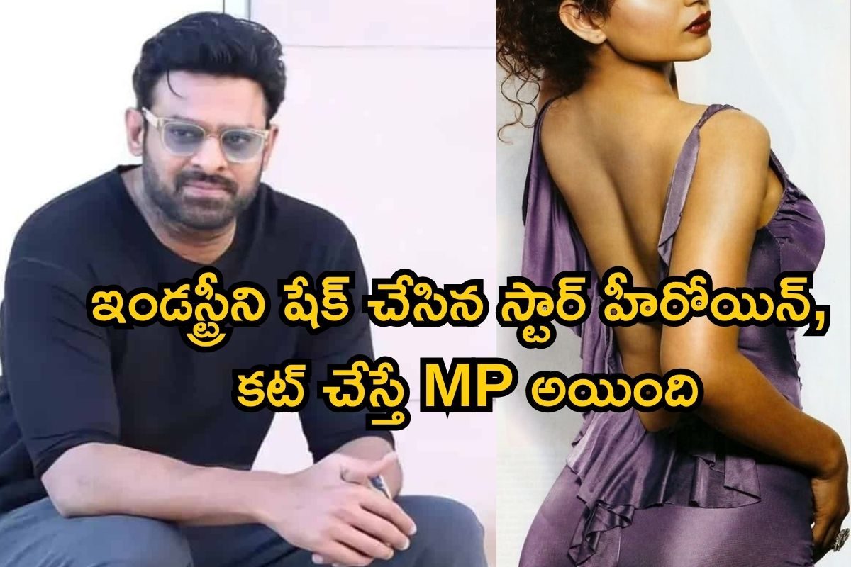 ఇండస్ట్రీని షేక్ చేసిన స్టార్ హీరోయిన్‌, కట్ చేస్తే MP అయి.. ఈ ప్రభాస్ హీరోయిన్ మామూలు తోప