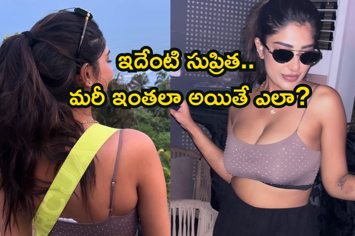 Supritha: కళ్లు చెదిరే భారీ అందాలు.. శృతిమించిన సుప్రిత గ్లామర్ డోస్, ఫొటోస్ చూస్తే ఫసక్కే