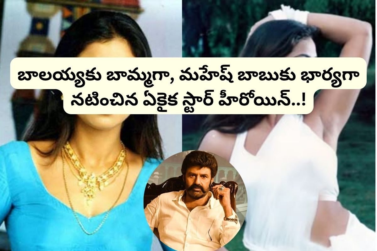 బాలకృష్ణకు బామ్మగా మహేష్ బాబుకు భార్యగా.. నటించిన ఏకైక స్టార్ హీరోయిన్ ఎవరో తెలుసా?