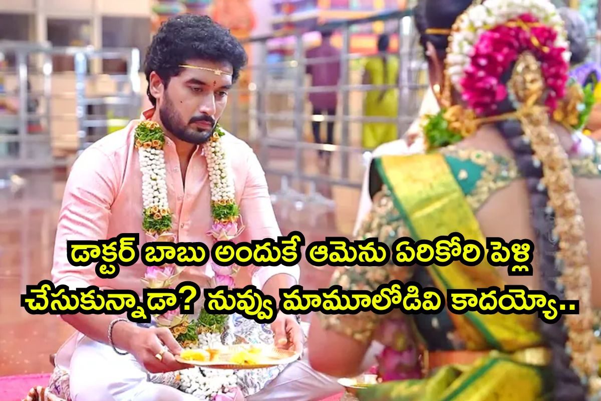 కార్తీకదీపం డాక్టర్ బాబు భార్య బ్యాక్‌‌గ్రౌండ్ తెలుసా? ఏరికోరి అందుకే పెళ్లి చేసుకున్నాడా