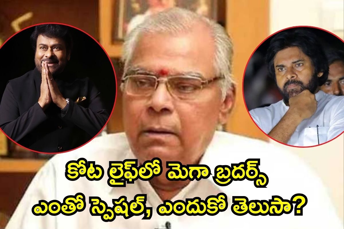 Kota Srinivasa Rao: చిరంజీవి, పవన్ కళ్యాణ్.. కోట లైఫ్‌లో మెగా బ్రదర్స్ ఎంతో స్పెషల్, ఎందుక