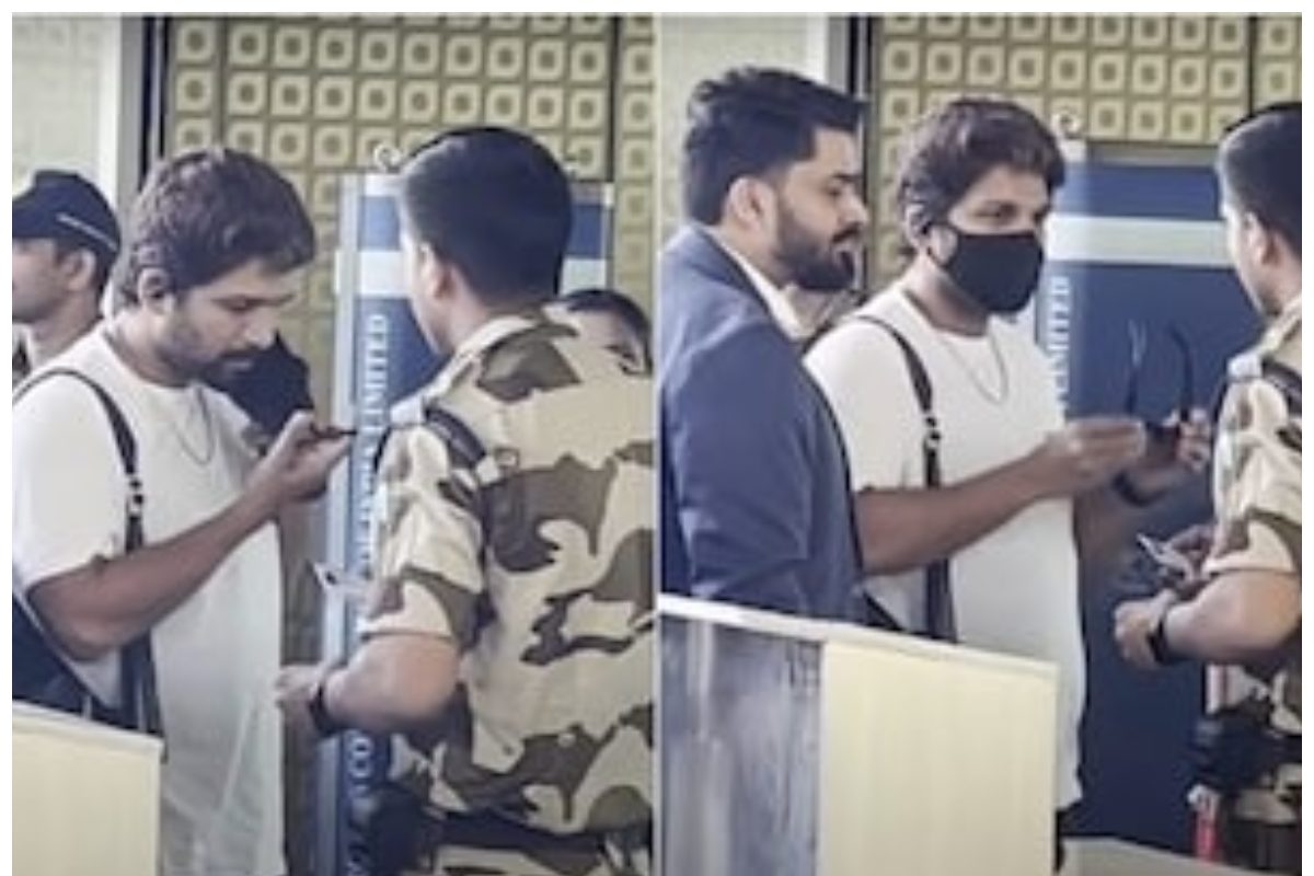 Allu Arjun: హీరో అయిన సరే మాస్క్ తీసి చూపించాల్సిందే.. సోషల్ మీడియాలో వైరల్ అవుతున్న అల్లు