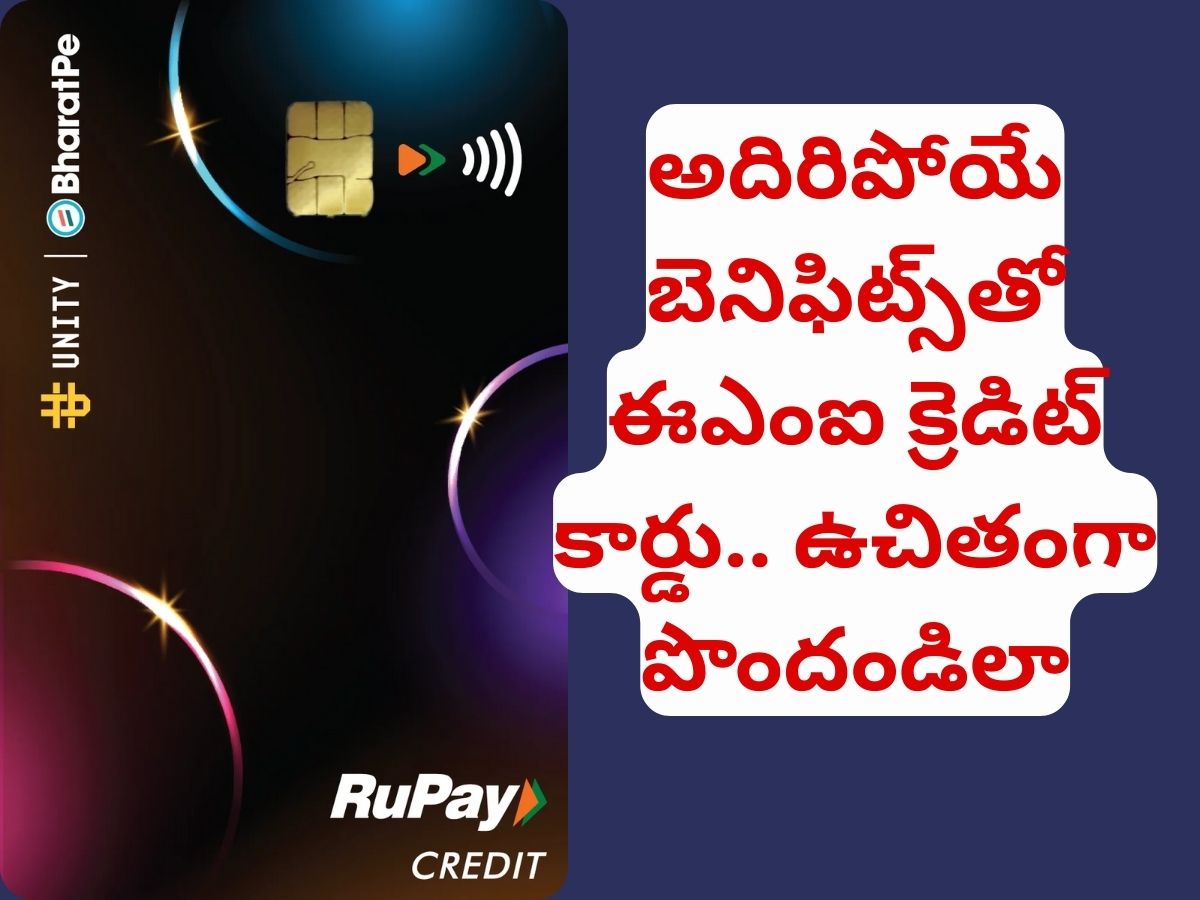 Unity Credit Card Unity BharatPe RuPay Credit Card: అదరగొడుతోన్న ఈఎంఐ క్రెడిట్ కార్డు ...